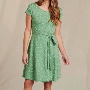 Toad&Co ‘cue wrap short sleeve dress’